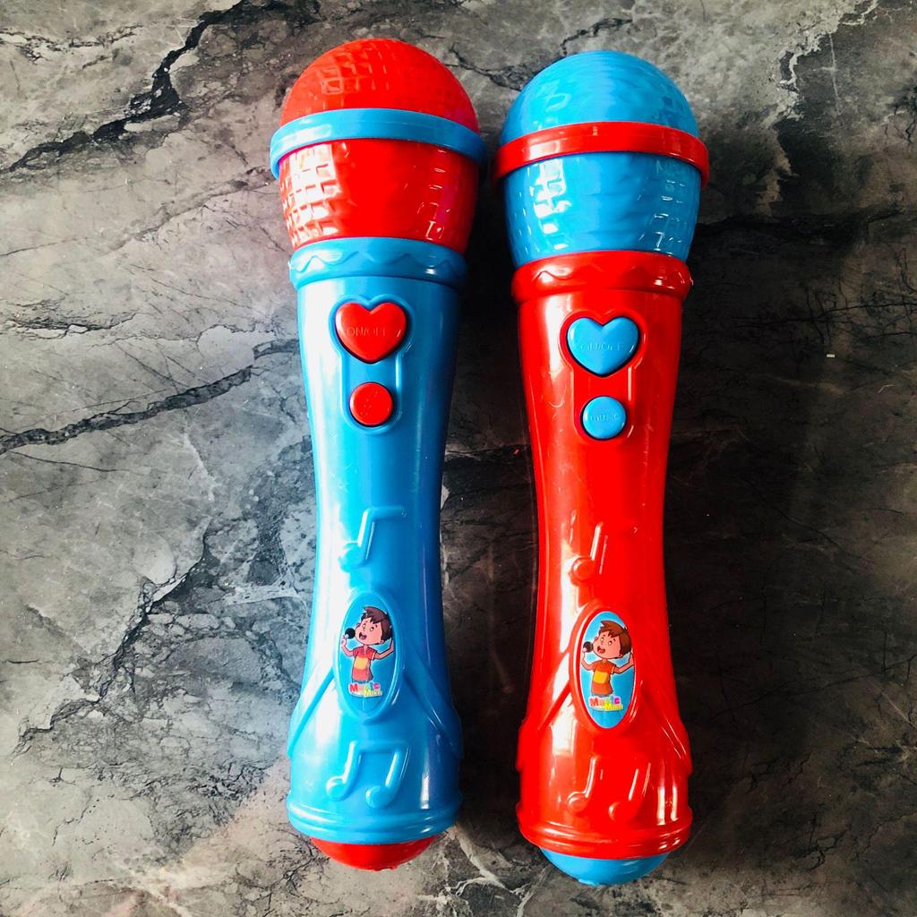 Children's Karaoke Toy Microphone Amplifier for Early Education and Music Play