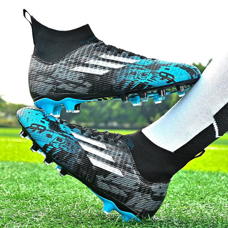 New Football Shoes Genuine Young Adult Students Boys and Girls Long AG Broken Nail Training Shoes Grass Sports