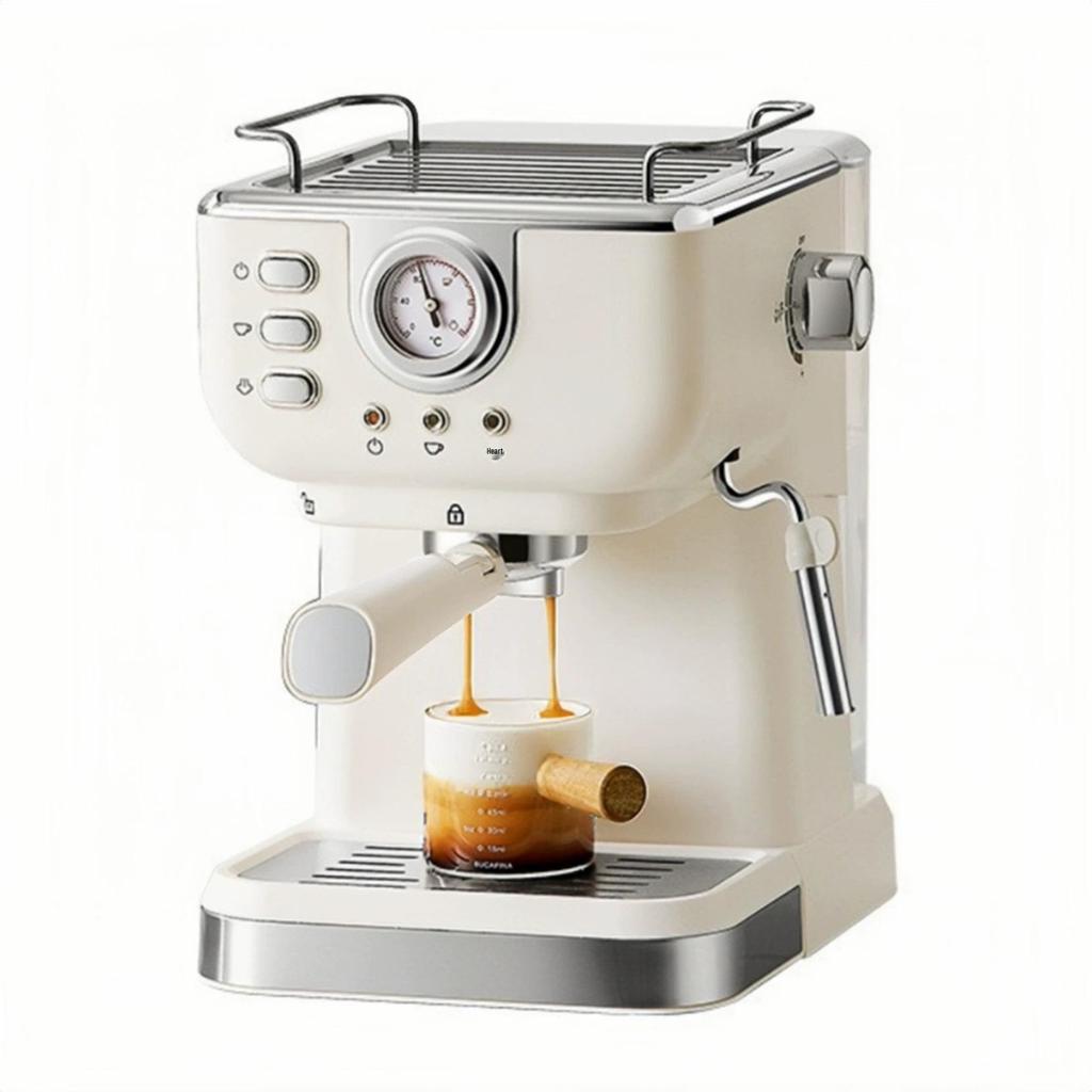 Italian Style Automatic Espresso Machine with Milk Frothing and High-Pressure Extraction