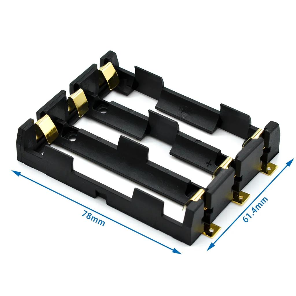 1x2x3x4x18650 SMT battery holder 18650 SMD Battery Box Storage Case Container Power Bank With Bronze Pins Rechargeable SMT DIY