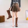 Women's Vintage Brown Genuine Leather Over-the-Knee Knight & Cowboy Boots