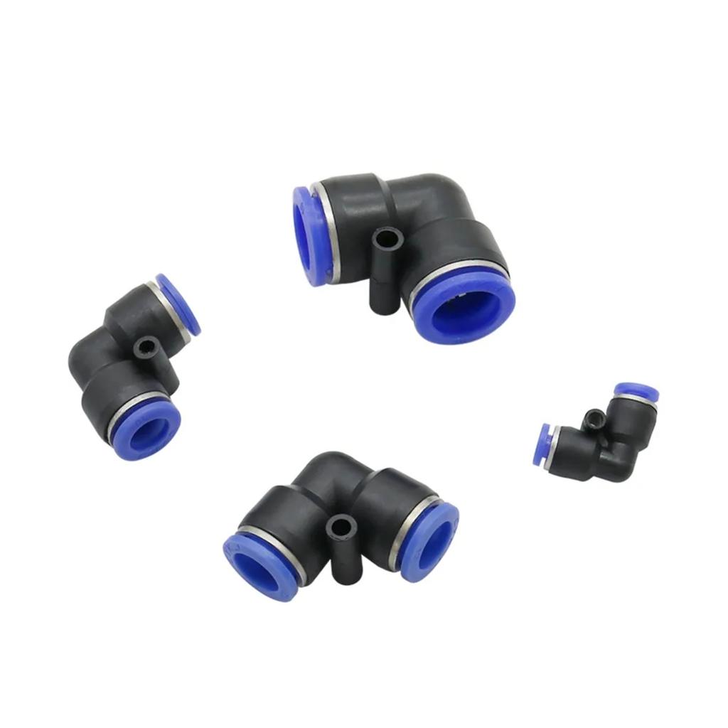 Slip-lock Elbow Quick Connector Outer Diameter 4/6/8/10/12/14/16mm Pipe Interface Pneumatic Coupling Home Kitchen Water Splitter