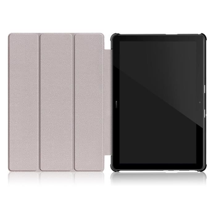 Etui pour Tablette - HUAWEI - MediaPad T5 - Coque Flip - Noir - 10.1 pouces