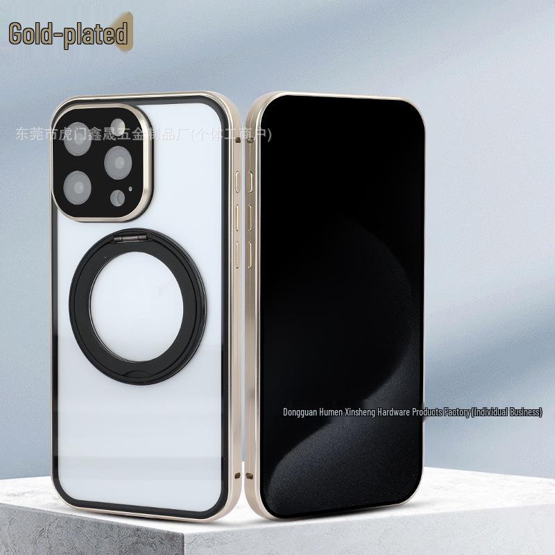 

Apple Pro Max 360° Rotating Magnetic Stand Case - Full Coverage Protective iPhone 16 Case by Magnet King Custom Logo