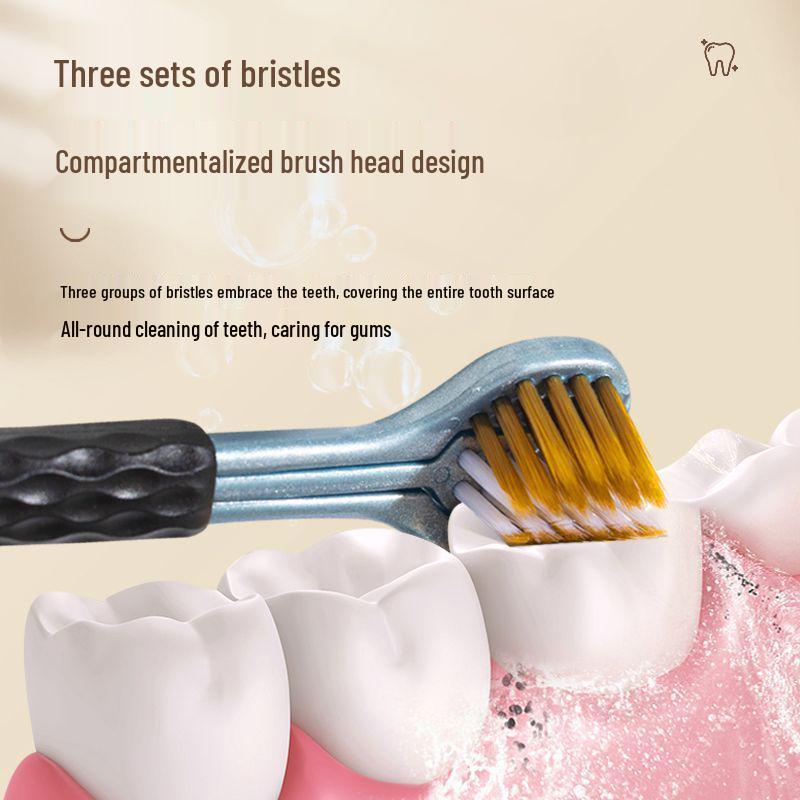 3D Interdental 360° Toothbrush for Adults & Kids - All-Around Clean with No Dead Corners