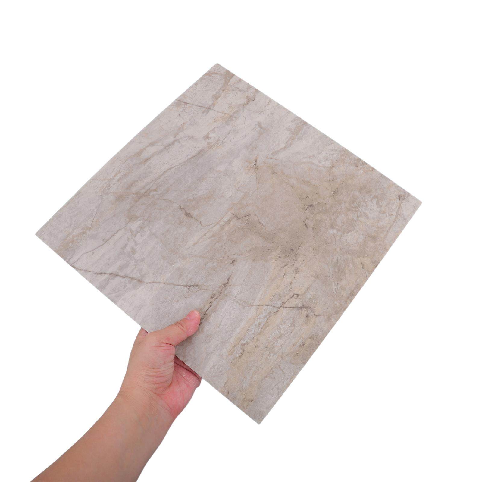 

20Pcs Waterproof Marble Tiles Peel Stick Floor Stickers Thick PVC Wear Resistant Flooring Kitchen Bathroom Home Decor 30X30 CM