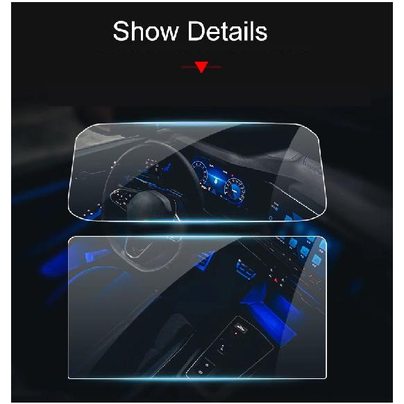 Per Volkswagen VW Golf 8 MK8 2020 2021 2022 2023 GTI R R-line Pellicola Protettiva Schermo Navigazione Auto in Vetro Temperato Accessori