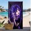 Wednesday tv Printed Quick Dry Beach Towel Super Absorbent Soft Lightweight Bath Towel for Pool Summer Travel