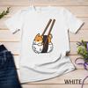 Shiba Inu Sushi Cão Engraçado Presente Camiseta Unissex