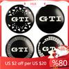 2026 New For VW VOLKSWAGEN 4pcs 56/60/65mm Car Wheel Center Stickers for Volkswagen GTI Golf 5 6 7 8 CC Scirocco Variant Touareg