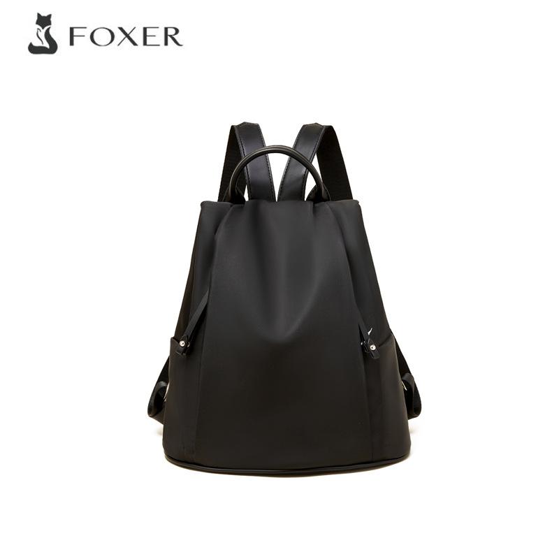 New Fashion Lightweight Travel Oxford Cloth Women s Backpack Commuter Travel Bag чёрный