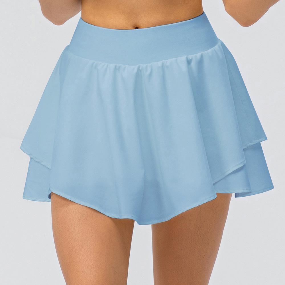 Women's Nude Feeling Yoga Tennis Skirt - Anti-Exposure, Breathable, Fitness & Dance Skirt for Running.