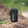 Men's Camouflage USB Rechargeable Waterproof Windproof Dual Arc Lighter