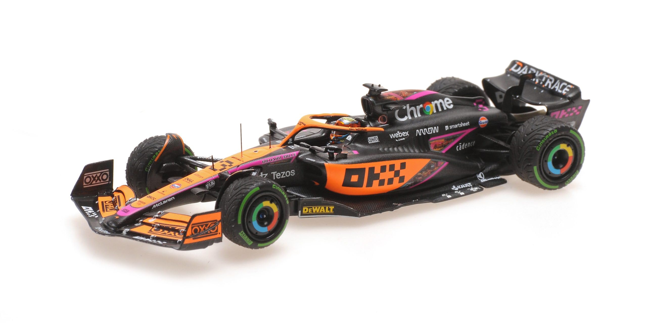 

Minichamps McLaren MCL36 Ricardo Singapore GP2022 Завершенный продукт 1/43