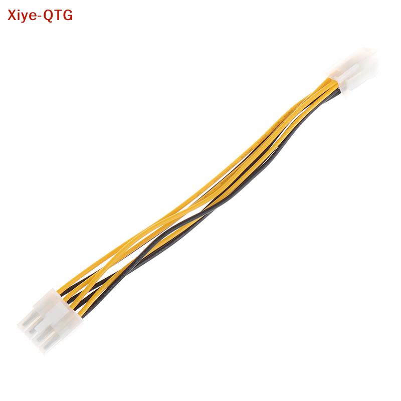 NEW 1Pc 4 Pin Male To 8 Pin Female 4Pin To 8Pin Lead To CPU Power Converter Cable Supplies ATX Compute Motherboard Adapter Cable