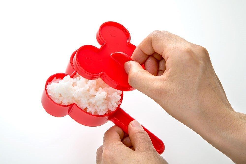 Skater 3D Rice Ball Mold Mickey Mouse Made in LKON1 Set, Disney, Japan,