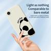 For iPhone 16e Case Cute Panda Pattern Printing Straight Edge TPU Phone Back Cover