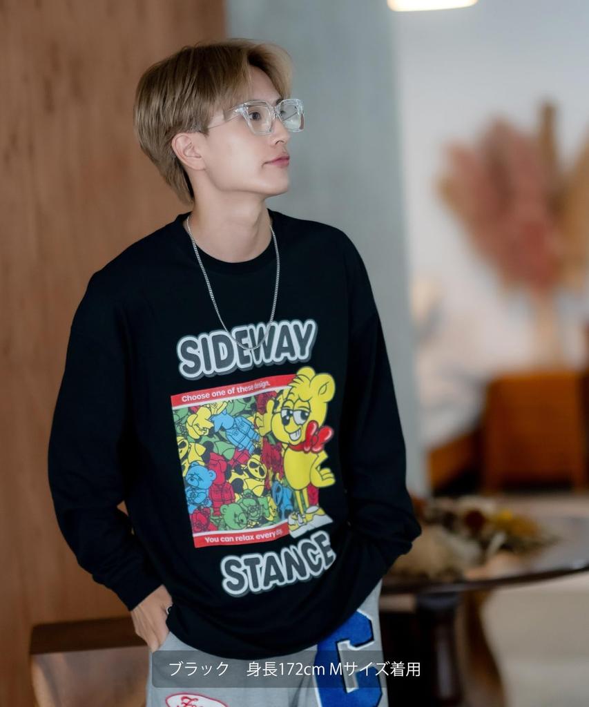 IMPROMES Casual SIDEWAYSTANCE Candy Package Long Sleeve T-Shirt, Men's, Oatmeal