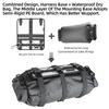 Rhinowalk 13L Waterproof Bicycle Handlebar Bag for Mountain Bikes, Crossbars, and Front