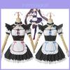 Nekopara Chocola Vanilla Rochie Menajeră Pisică Costum Cosplay Perucă Respirabil Manoperă Rafinată