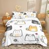 Animation Series 3D Digital Printing Three-Piece Bedding Kit Bed Sheet Quilt Cover