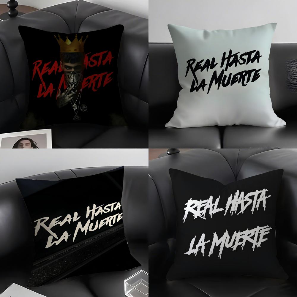 HHasta La MMuerte Hot Cushion Cover Pillowcase Ultra Soft Skin Friendly Fabric Cloud Like Comfort Concealed Zipper
