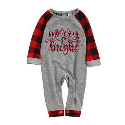 Christmas Family Pajamas Set Long Sleeve Top Pants Sleepwear 3T-4T