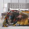 Super Warm BlanketGirls Boys Decorative Ghost of Yotei Game 2025 Throw Blanket  Flannel Bedspread For Outdoor Pattern Bed Cover