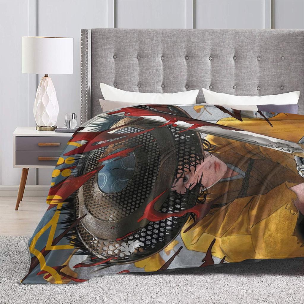 Super Warm BlanketGirls Boys Decorative Ghost of Yotei Game 2025 Throw Blanket  Flannel Bedspread For Outdoor Pattern Bed Cover