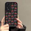 Cherry Fashine Phone Case For Samsung FE Plus Ultra S25 S24 S23 S22 S21  A54  A55  Soft Cover Coque   Shockproof