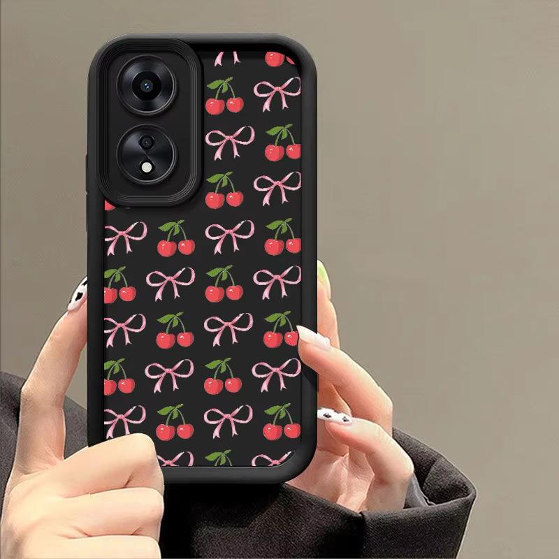 Cherry Fashine Phone Case For Samsung FE Plus Ultra S25 S24 S23 S22 S21 A54 A55 Soft Cover Coque Shockproof