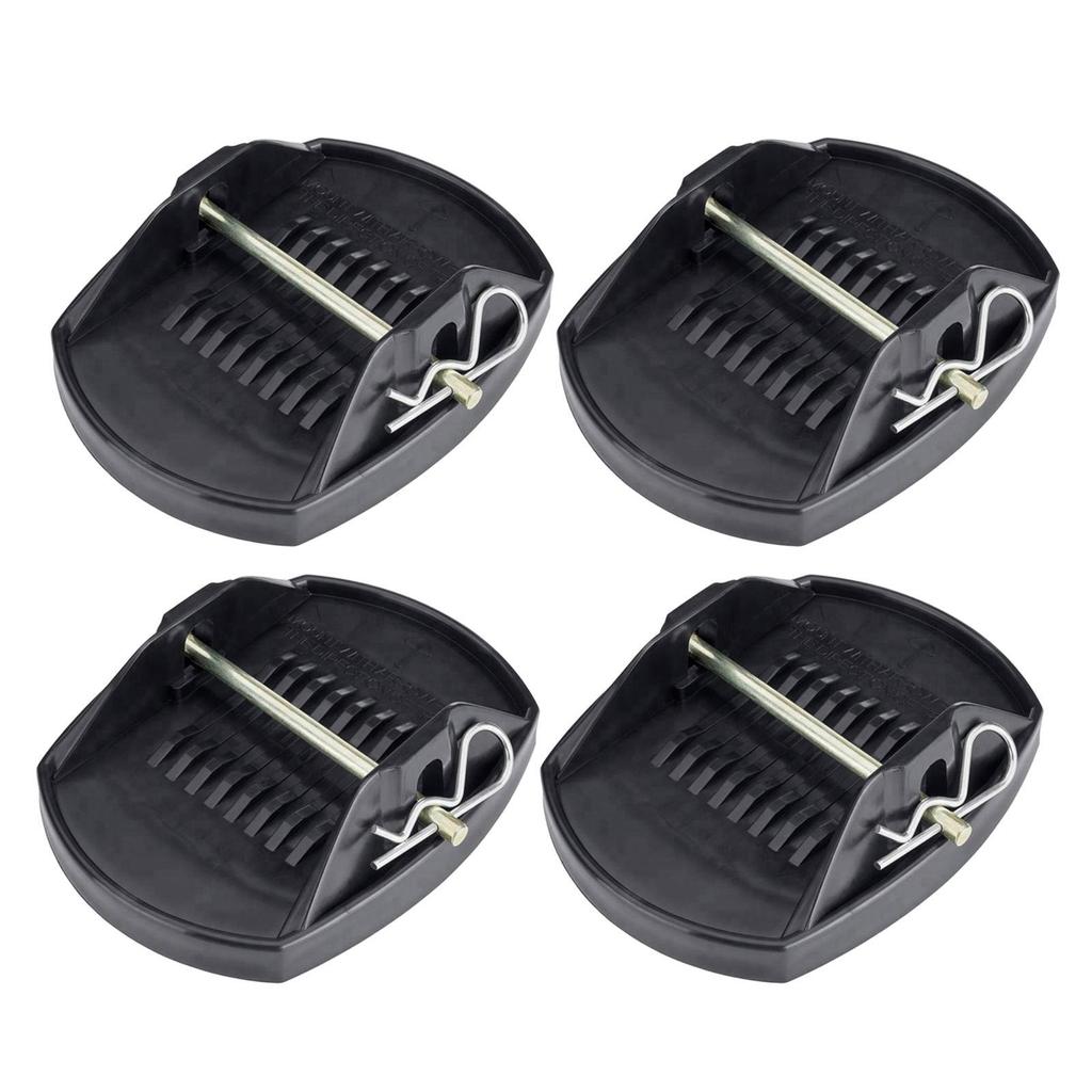 4 peças de almofadas de macaco para caravana, suporte para pés e pernas, adequado para reboques de RV