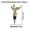 Deer Head Bottle Stopper Gold Seals Red Wine Sealer With Seal For Home Bar Decor