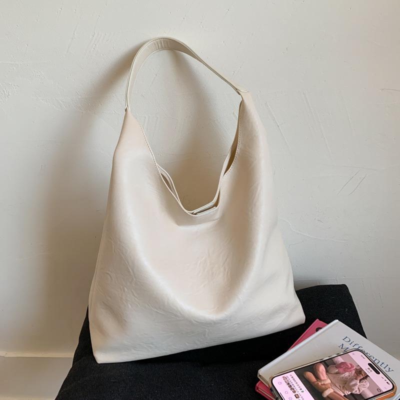 Retro Bag Women's Large-capacity New Summer Versatile Simple Shoulder Mother and Child Bag Commuter Tote Bag