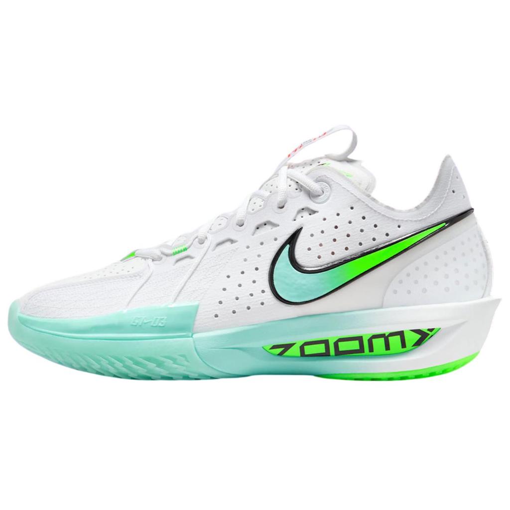 Nike Unisex tenisky Air Zoom GT Cut 3 Bleached Turquoise Bílá Green-Strike Černá DV2913-107