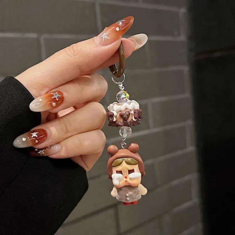 Klíčenka Labubu kawaii anime kreslená klíčenka kawaii dekorace na batoh doplňky na klíče od auta dětský dárek k narozeninám nový model