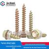 Iron-Plated Zinc Hex Washer Head Self-Tapping Wood Screw M5