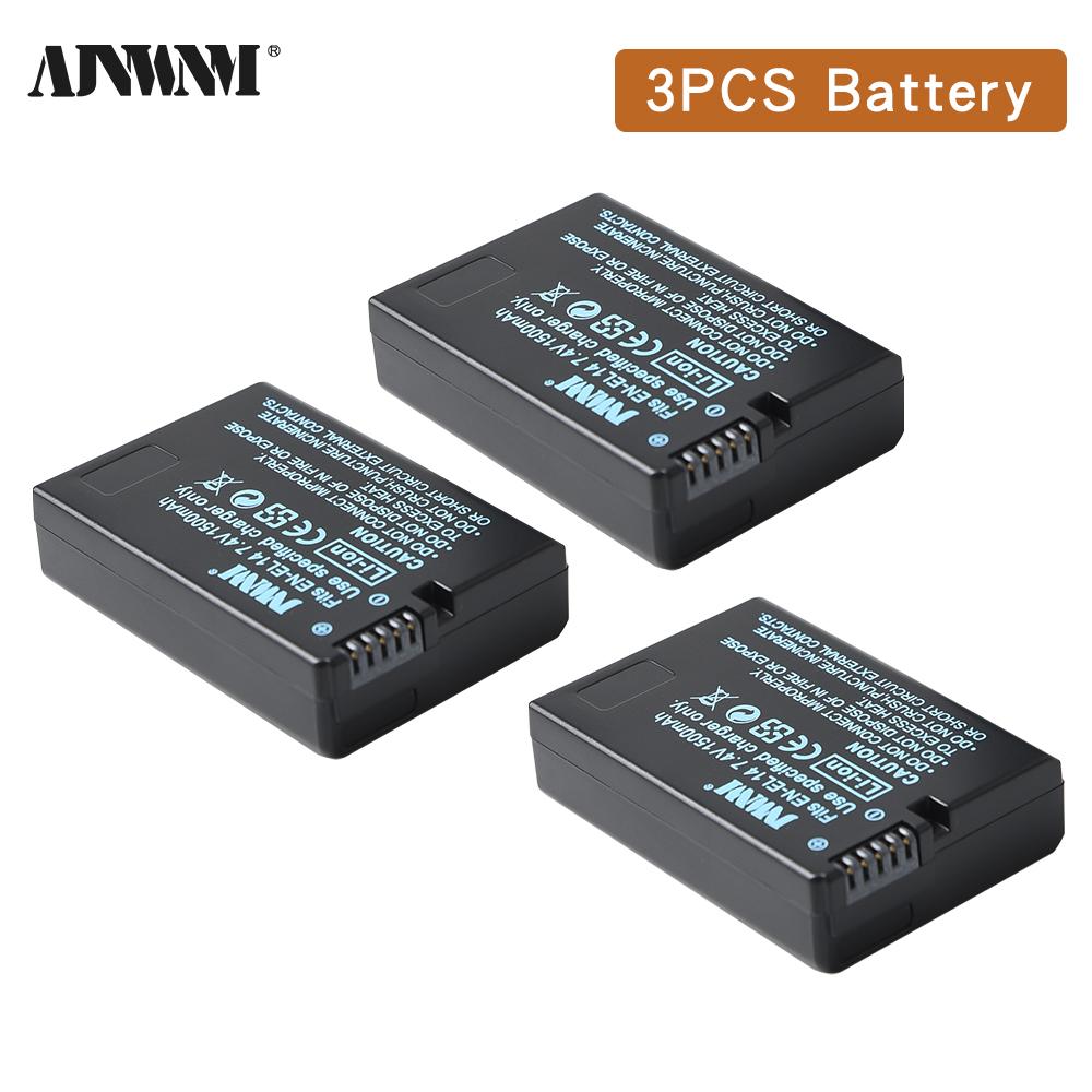 ENEL14 EN-EL14 Digital Camera Battery 7.4V En El14 Bateria for Nikon Df D3400 D5300 D3100 D5600/5500/5200/3300 P7000/7100