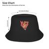 1980S Def Leppard Bucket Hat For Women  Fisherman Hats Casual Beach Travel Caps Portable Street Style Graphic Visor Hats