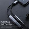 2 in 1 Type C to Auxiliary  Plug  Dongle Cable Type C to 3.5mm Sound  & Charging Adapter for Music & Charging for Phone