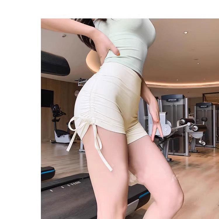 Pantaloncini da Yoga da Donna a Vita Alta Sollevamento Glutei - Comodi, Elastici, Sensazione Nuda, con Coulisse, Ideali per Corsa e Fitness
