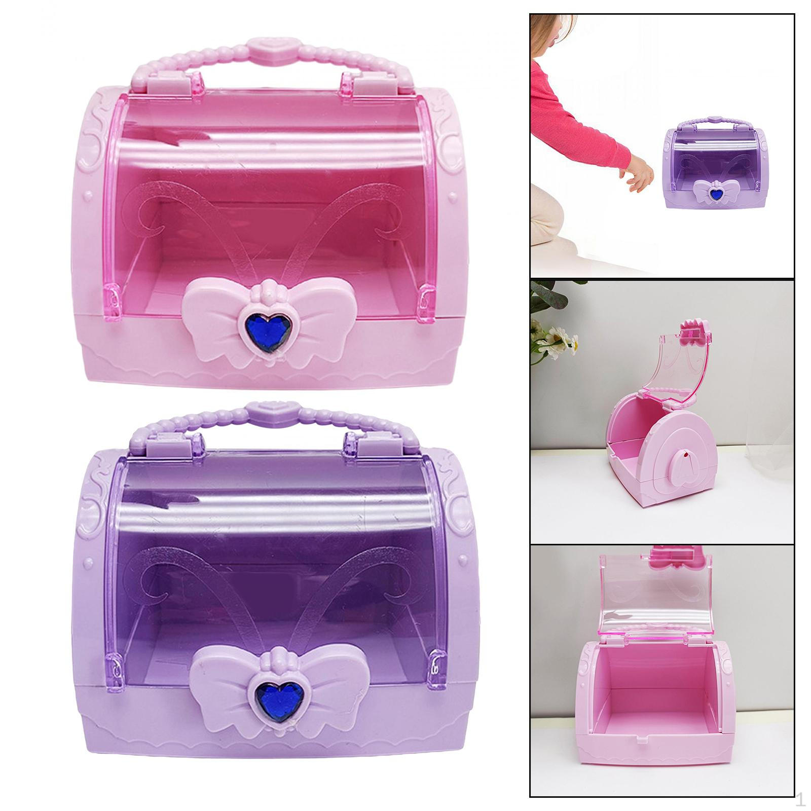 2xs Ящик для хранения с ручкой Футляр для аксессуаров для волос для 1090₽