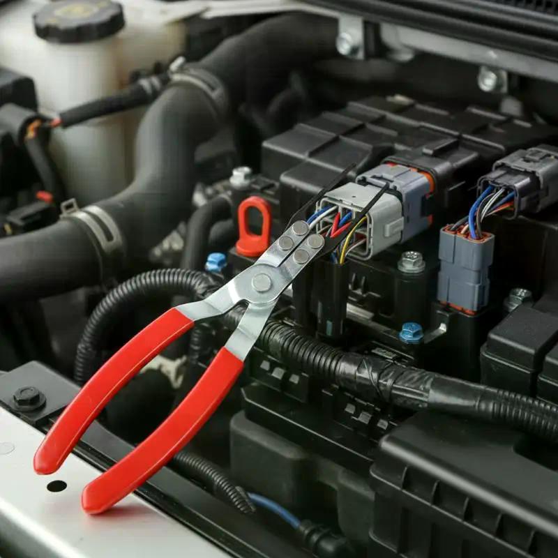 Universal Automotive Fuse Puller & Disassembly Tool - Thin Claw Design for Tight Spaces - Essential Garage Tool for DIY & Pros