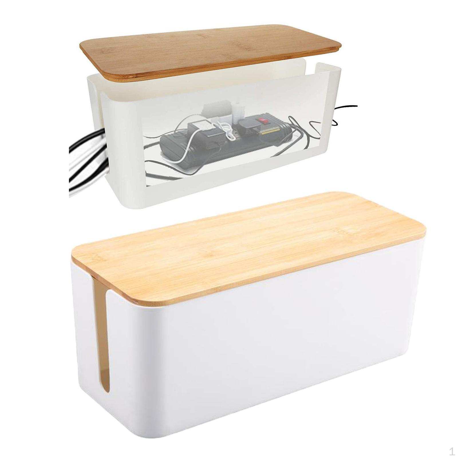 

Hider Cable Management Box Corrector, for Desktop USB Multi_MultiWhite S 23.5x11.5x12.2cm