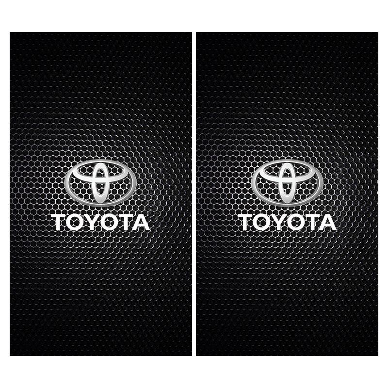 Emblém auta Nálepka na středový sloupek Samolepky pro dekoraci dveří auta Pro TRD Toyota Camry 40 Corolla Auris Yaris Rav4 CHR Ozdobit