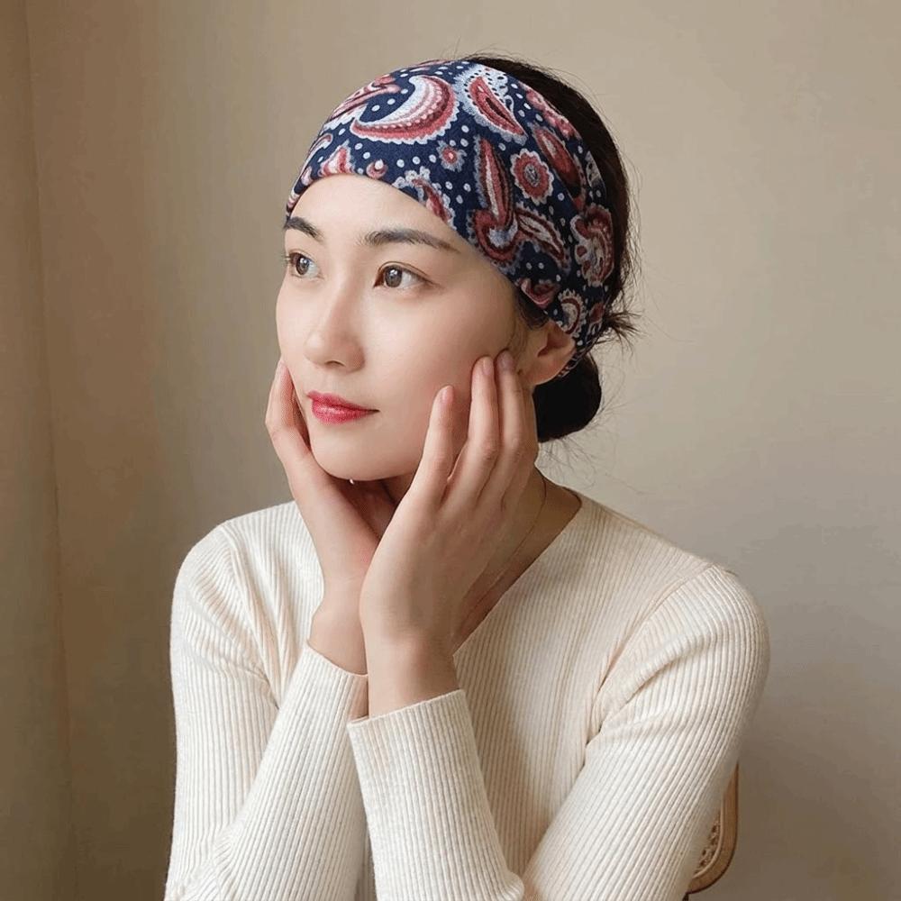 Fashion Non Slip Turban Bandana Hair Hoop Lightweight Hairbands Hollow Korean Style Elastic Headband Mother