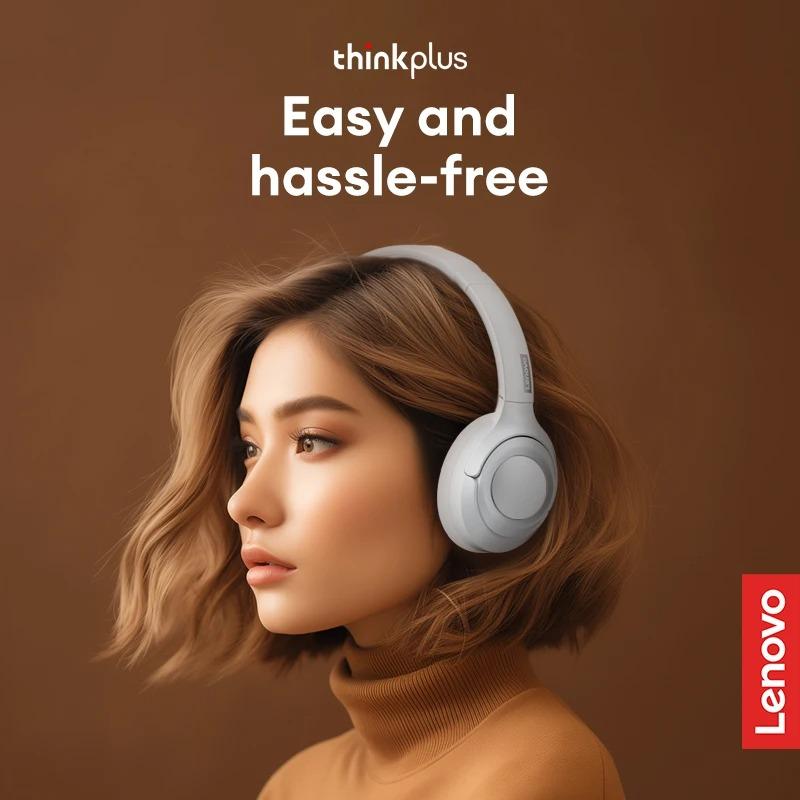 Noile căști Lenovo Th54 fără fir Bluetooth V5.4 Căști șocante pentru ascultare Apeluri HD Căști cu reducere activă a zgomotului