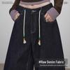 unifree Barn Style Washed Wide-Leg Jeans