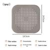 Silicone Anti-Clog Kitchen Sink Strainer & Hair Catcher with Suction Cup