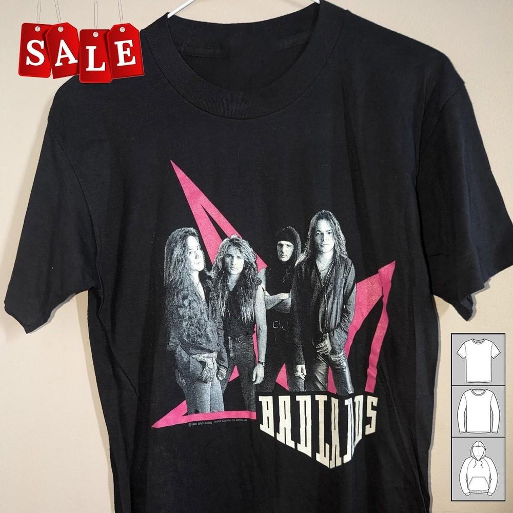 New Vintage Badlands Concert 1989 Gift For Fans Unisex S5XL Shirt BI248 Unisex T-Shirt S
